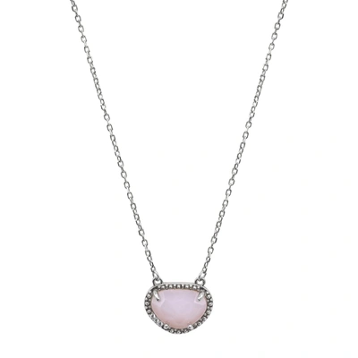 Adornia Fine Sterling Silver Birthstone Halo Pendant Necklace In Multi