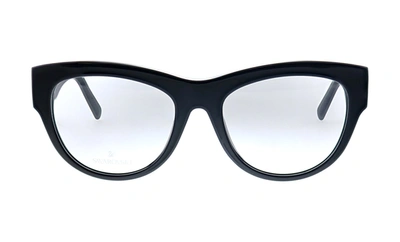 Swarovski Sk 5214 Cat-eye Eyeglasses In White