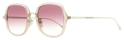 Shop Isabel Marant Women's Maelle Sunglasses Im0037s 9fz3x Nude/palladium 55mm In Purple
