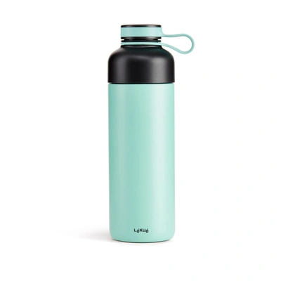 Lekue Insulated Bottle To Go, 16.9-ounce, Turquoise In Blue