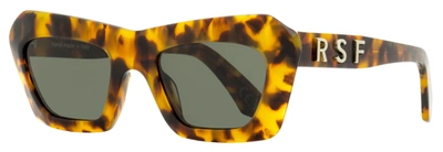 Shop Retrosuperfuture Unisex Modern Cat Eye Sunglasses Zenya Nzh Spotted Havana 53mm In Yellow