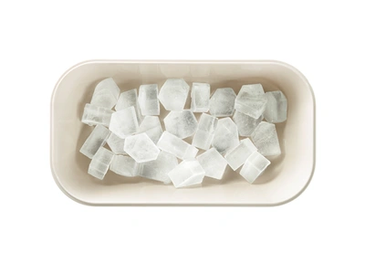 Lekue Ice Box Silicone Ice Cube Tray And Storage Box, White In White