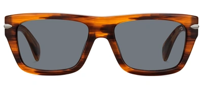 Rag & Bone Rnb5025/g/s 02ok Flat Top Sunglasses In Black
