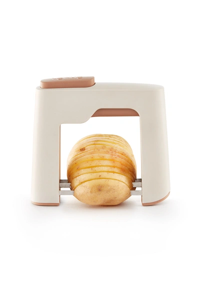 Lekue Hasselback Cutter, Terracotta In White
