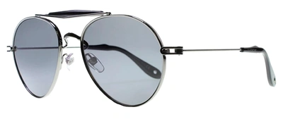 Shop Givenchy Gv7012s Td 0kj1 Aviator Polarized Sunglasses In Blue