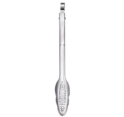 Shop Cuisipro Grill Fry Tongs Narrow Kitchen Tong Stainless Steel 747188 In Silver