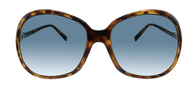 Shop Givenchy Gv 7159/s 08 0086 Butterfly Sunglasses In Blue