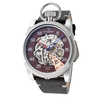 Shop Ct Scuderia Men's Corsa Automatico 44mm Automatic Watch In Silver