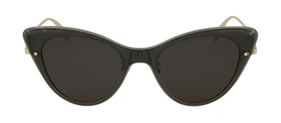 Shop Alexander Mcqueen Am0233s 001 Cat Eye Sunglasses In Black