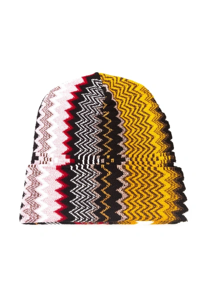 Shop Missoni Wool Women's Hat In Yellow