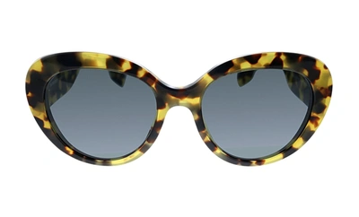 Shop Burberry Be 4298 327887 Cat Eye Sunglasses In Black