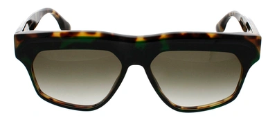 Shop Victoria Beckham Vb603s 307 Rectangle Sunglasses In Multi