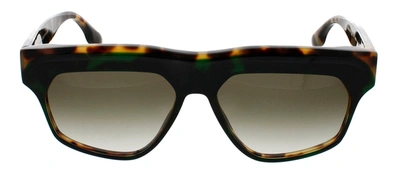 Victoria Beckham Vb603s 307 Rectangle Sunglasses In Multi