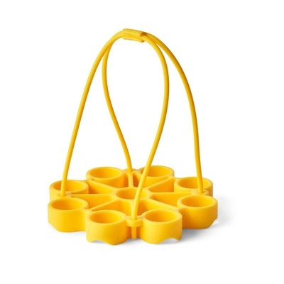 Cuisipro Silicone Egg Rack, Yellow In Yellow