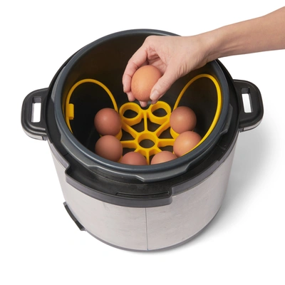 Cuisipro Silicone Egg Rack, Yellow In Yellow