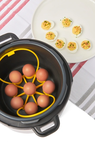 Cuisipro Silicone Egg Rack, Yellow In Yellow