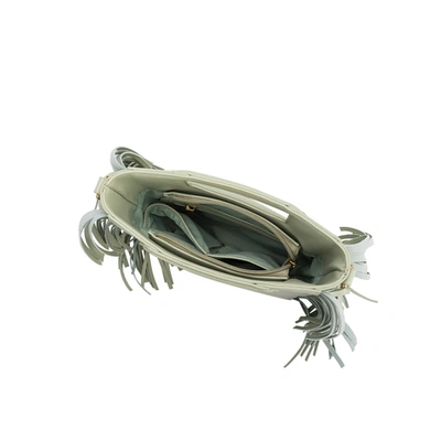 Melie Bianco Jamie Mint Recycled Vegan Crossbody Bag In Green
