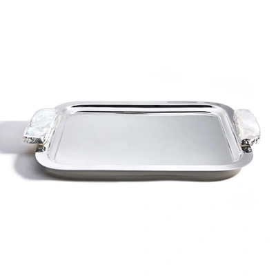 Shop Anna New York Hospitality Tray Crystal In Silver