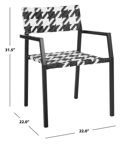 Shop Safavieh Halden Arm Chair In White