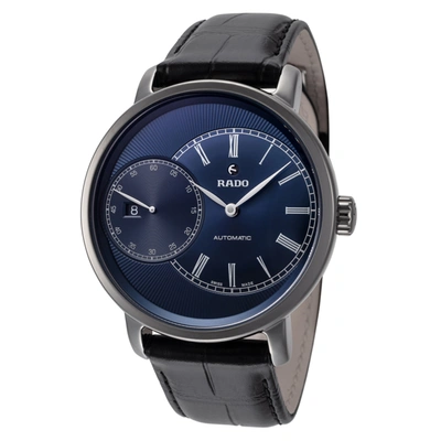 Shop Rado Men's Diamaster 43mm Automatic Watch In Black