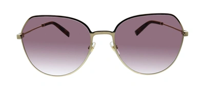 Shop Givenchy Gv 7158/s Vt 0y11 Geometric Sunglasses In Purple