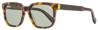 Shop Dunhill Unisex Rectangular Sunglasses Du0002s 002 Havana/bronze 54mm In Yellow