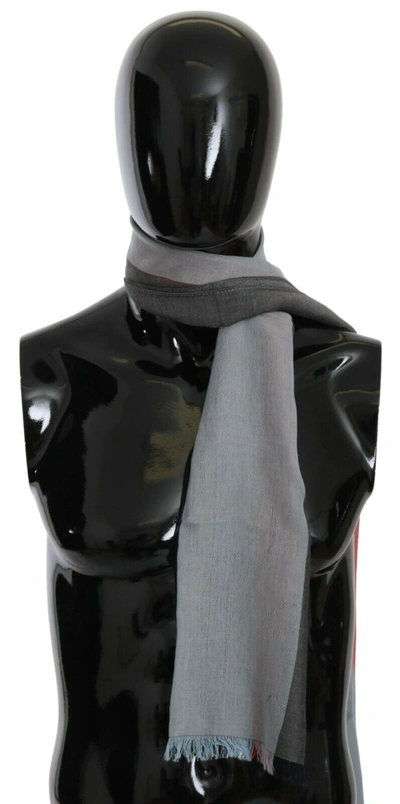 Shop Dolce & Gabbana Fringe Neck Wrap Cotton Women's Scarf In Black
