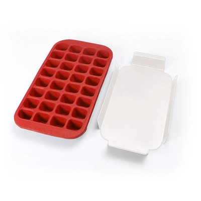 Shop Lekue Industrial Silicone Ice Cube Tray In Red