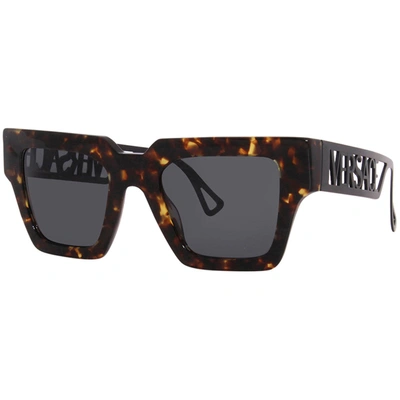 Shop Versace Ve 4431 514887 50mm Womens Square Sunglasses In Brown