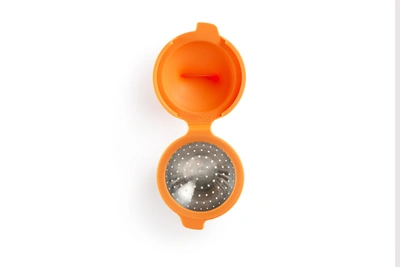 Lekue Egg Poacher, Stainless Steel And Silicone, Set Of 1 In Orange