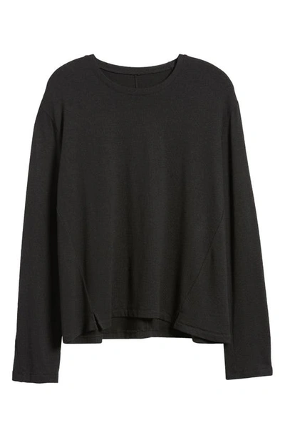 Shop Rag & Bone The Knit Long Sleeve T-shirt In Black