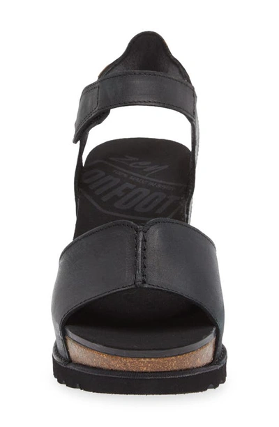 Shop On Foot Samoa 310 Wedge Sandal In Black