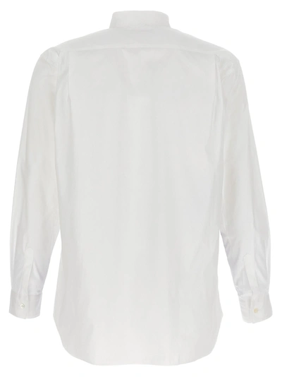 Shop Comme Des Garçons Shirt Patterned Square Shirt Shirt, Blouse In White