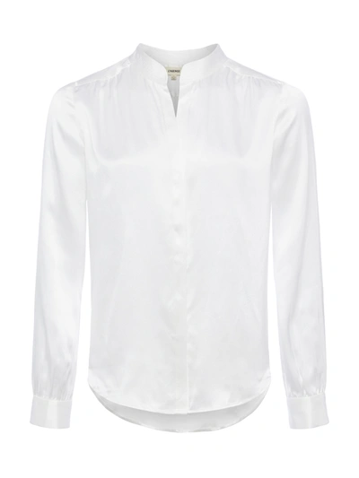 Shop L Agence Bianca Blouse In White