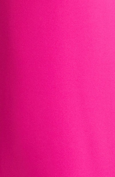 Eliza J Ruffle Front Gown In Fuchsia