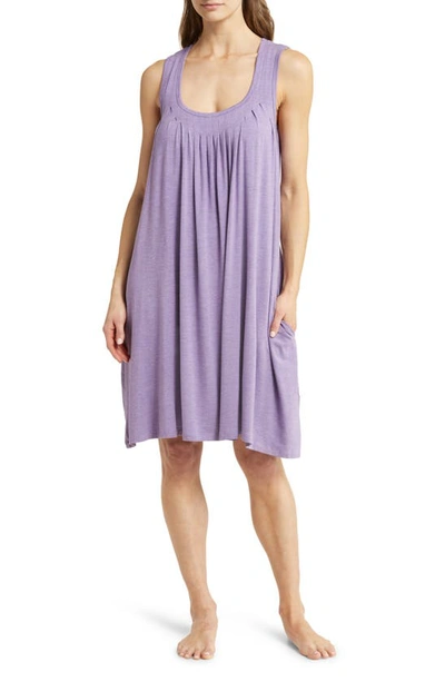 Shop Papinelle Pleated Chemise In Wisteria