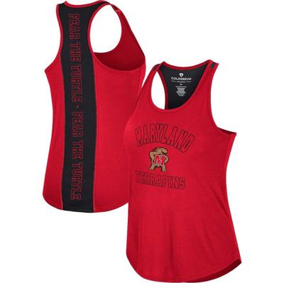 Shop Colosseum Red Maryland Terrapins 10 Days Racerback Scoop Neck Tank Top