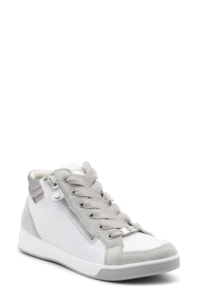 Shop Ara Rei Sneaker In White Leather