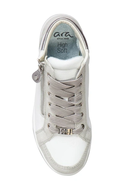 Ara Rei Sneaker In White Leather