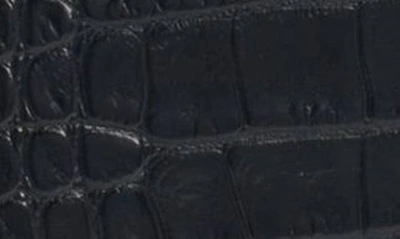 Shop Tom Ford Medium Croc Embossed Leather Shoulder Bag In Black