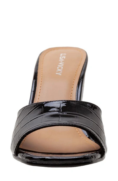 Shop Lisa Vicky Adore Wedge Sandal In Black
