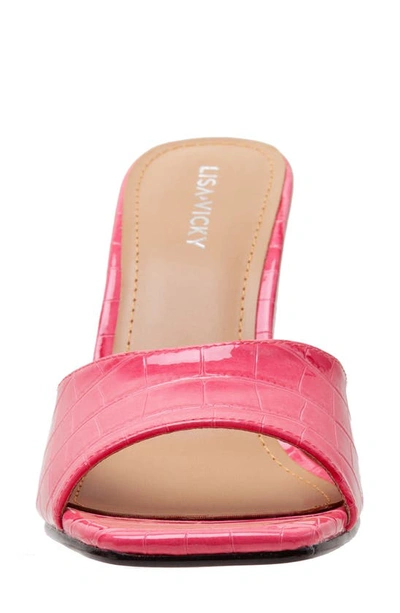 Shop Lisa Vicky Adore Wedge Sandal In Raspberry