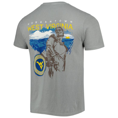 Shop Image One Gray West Virginia Mountaineers Hyperlocal T-shirt