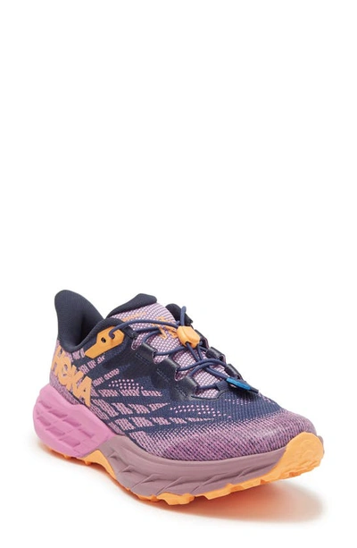 Shop Hoka Kids' Speedgoat 5 Trail Running Shoe In Pink