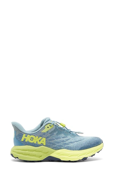 Shop Hoka Kids' Speedgoat 5 Trail Running Shoe In Grey