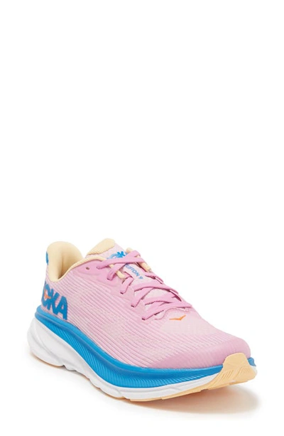 Shop Hoka Kids' Clifton Youth Running Shoe In Pink