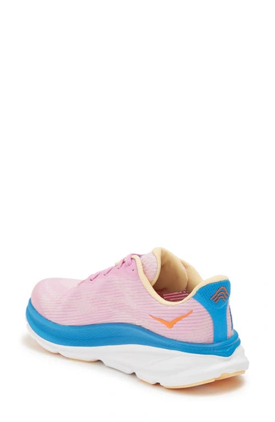Shop Hoka Kids' Clifton Youth Running Shoe In Pink