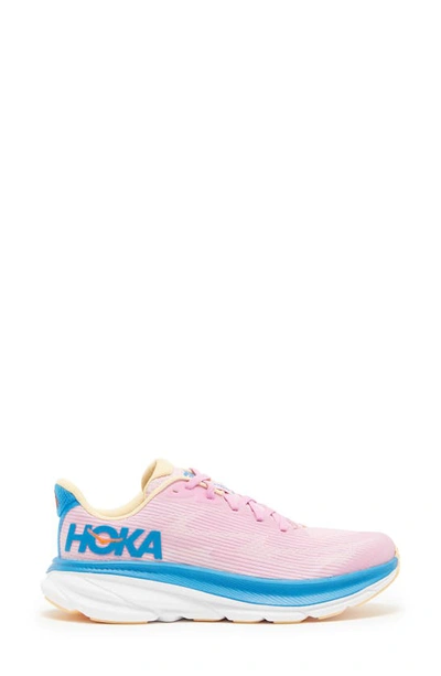 Shop Hoka Kids' Clifton Youth Running Shoe In Pink