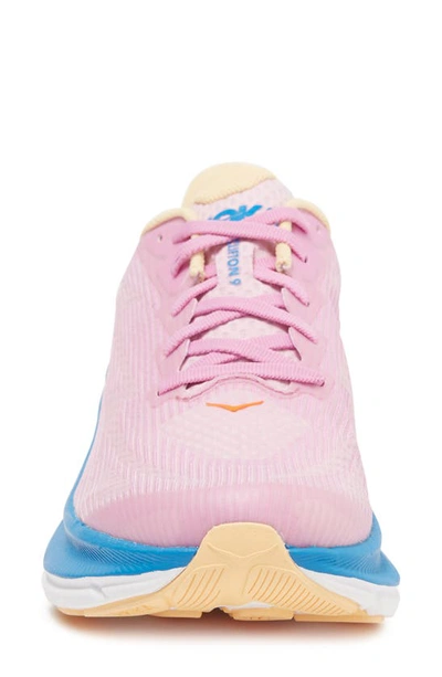 Shop Hoka Kids' Clifton Youth Running Shoe In Pink