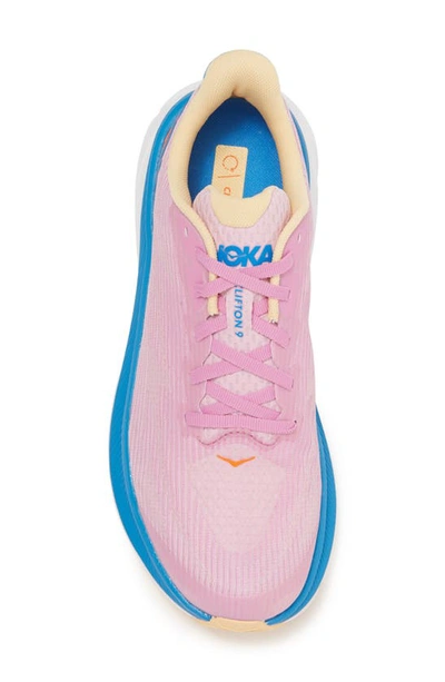 Shop Hoka Kids' Clifton Youth Running Shoe In Pink